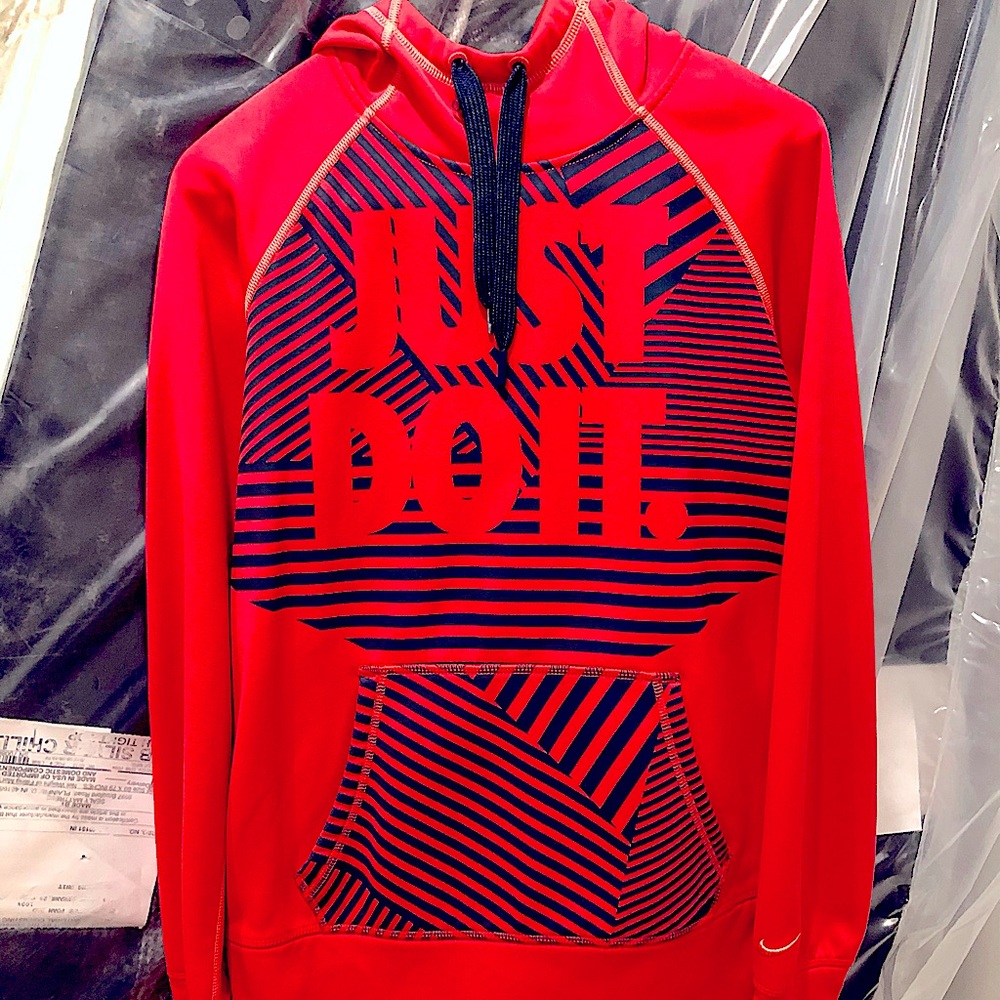 Like New Nike Just Do It Pink Hoodie (Adult Small)